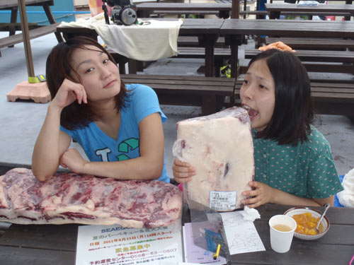 BBQ用のお肉でーす