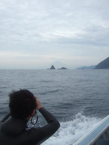 富士山を撮る三島さん