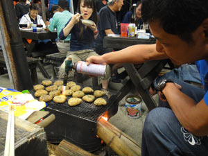 上からも焼きます