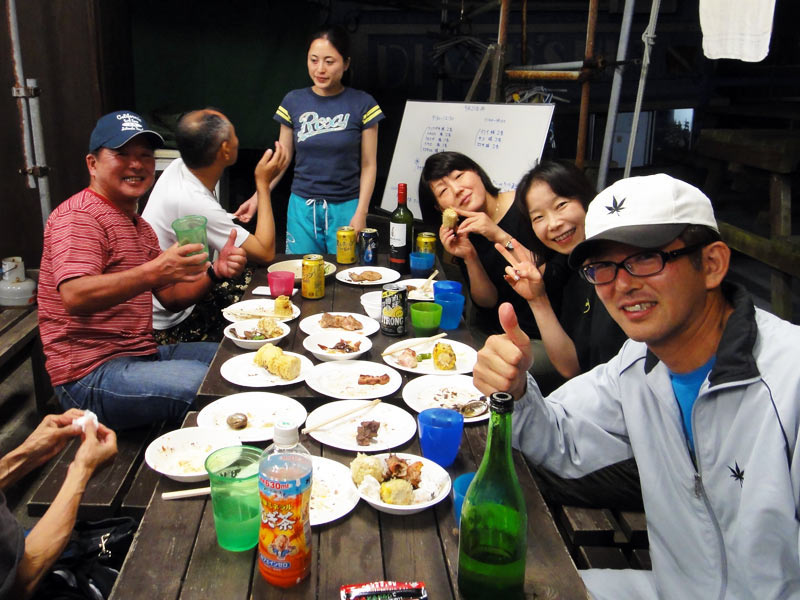 飲んでまーす！