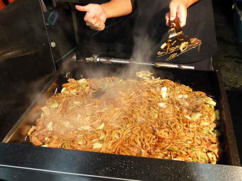 ソース焼きそばも完成〜