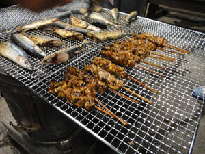 サンマの次は鰻の肝焼き