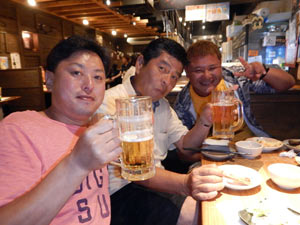 飲んでまーすの佐藤さん＆平井さん