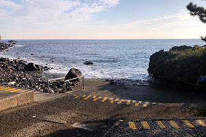 海は穏やか