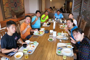 アトールエメラルドの朝食バイキング！