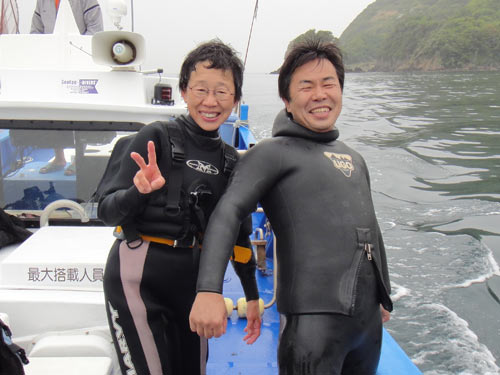 井上さんとガイド神崎