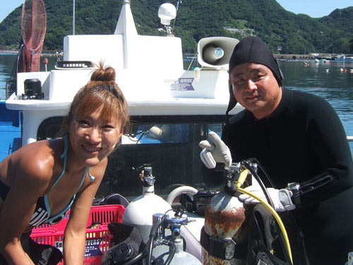 ガイド美和ちゃんと内藤さん