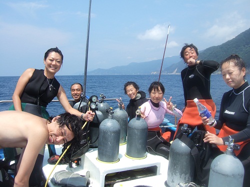 日野ダイビング部＆長崎さん＆井上さん