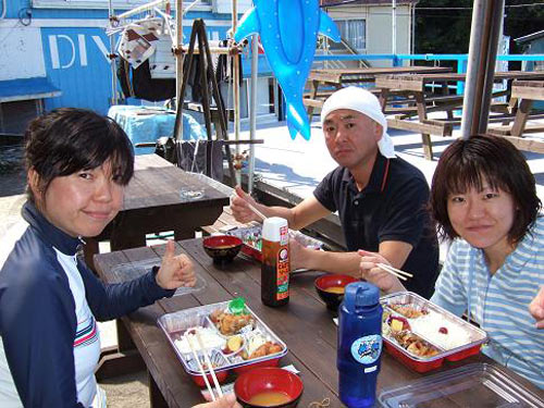 体験Ｄの宮原さん＆小野さん＆みしおちゃん