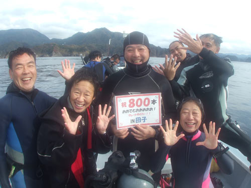 祝800本！の丸山さん