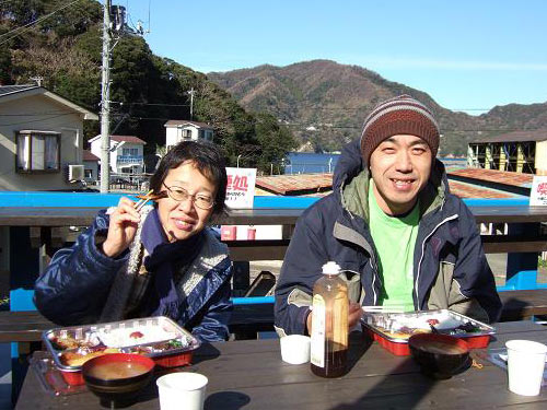 日向でランチ～井上さん＆長崎さん