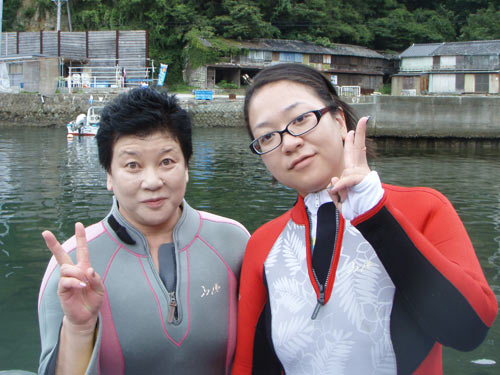 初鹿野さん親子