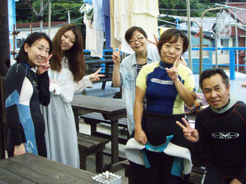 薩美さん＆濱窪さん親子＆鈴木さん＆スタッフKZ