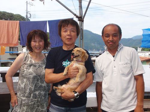 谷内さんご夫婦＆キナコちゃん＆車田さん