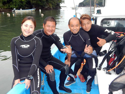 美幸さん＆オーナー藤井＆車田さん＆翼くん