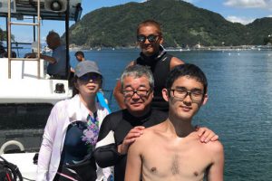 池田さん＆鈴樹さん親子＆スタッフ翼