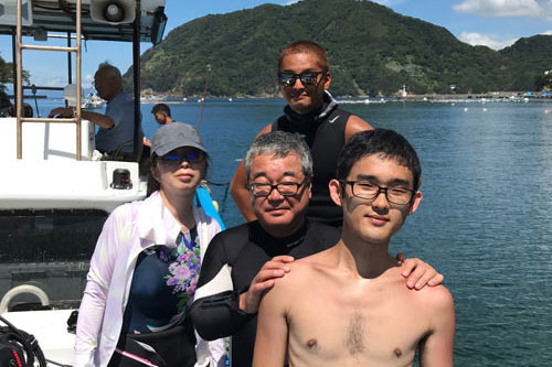 池田さん＆鈴樹さん親子＆スタッフ翼