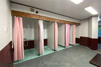 女性専用のシャワー室