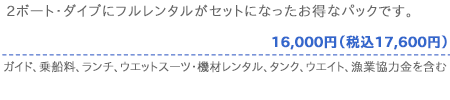 ビギナーズパック料金